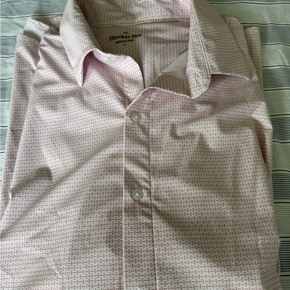 Pink Patterned Men's Shirt